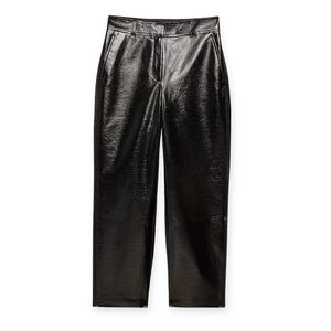 Aritzia Babaton Command Aritzia faux leather straight leg pant new size 10 black